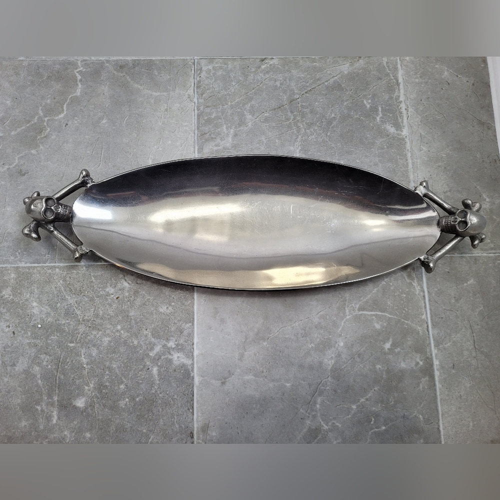 Halloween Skull Decorative Tray